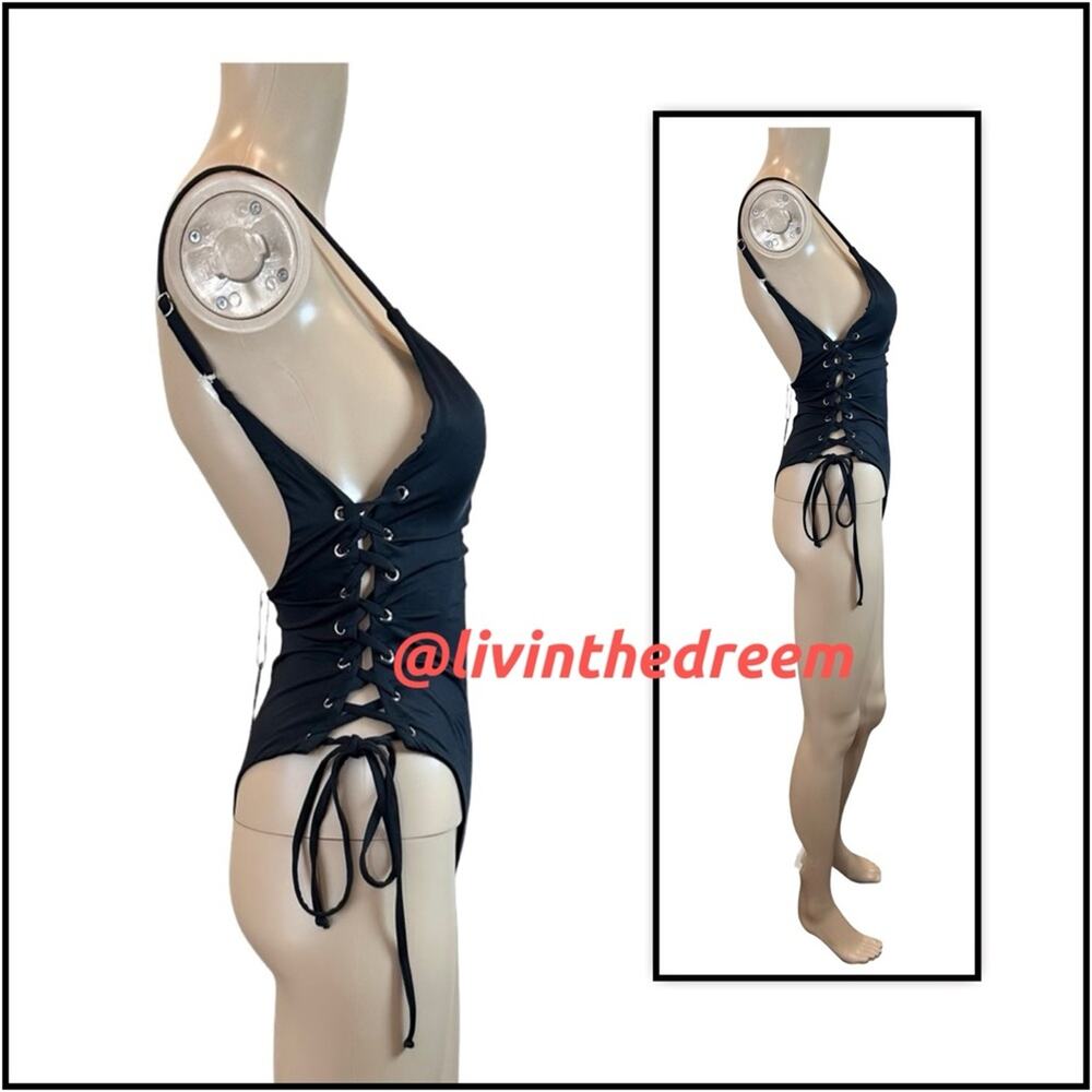 Copied - BERRY BEACHY ADELE ONE PIECE- BLACK L - Picture 10 of 14